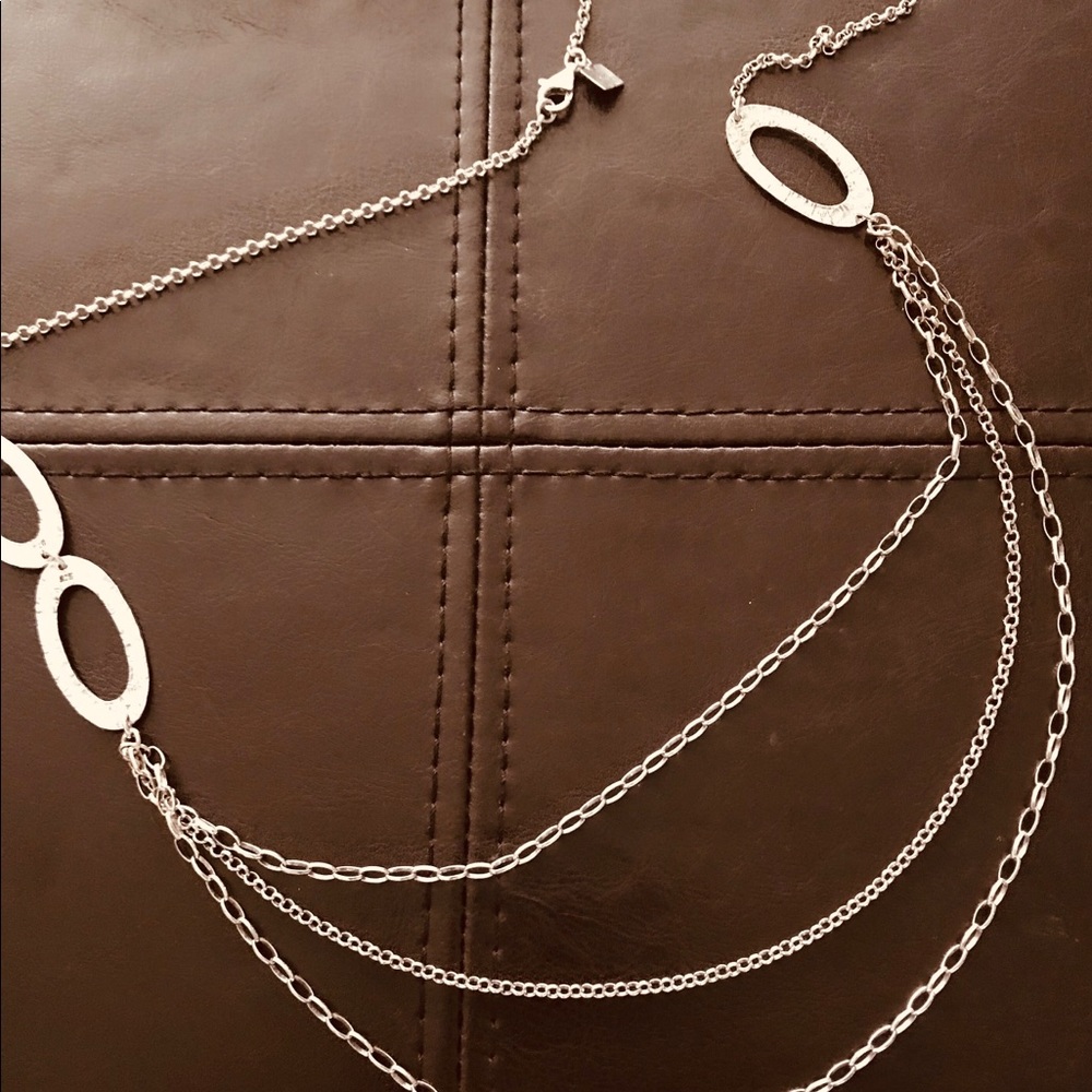 Silpada Beautiful long necklace 34”long 3 strand